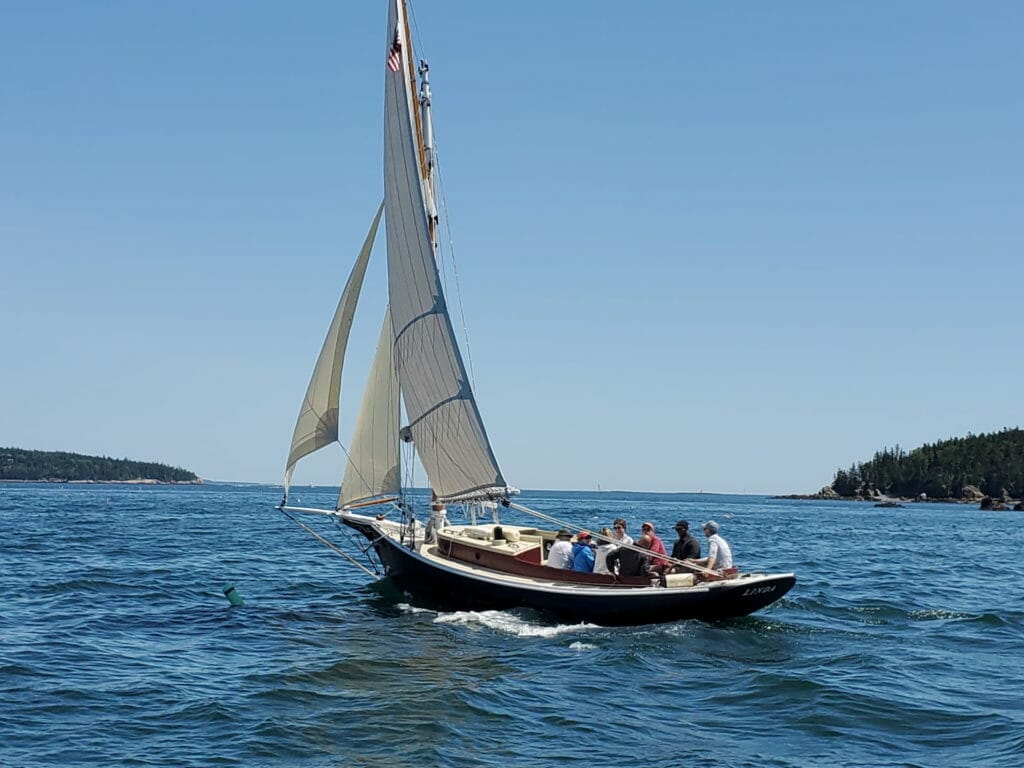 Sailboat trip and adventure on Bar Harbor Maine