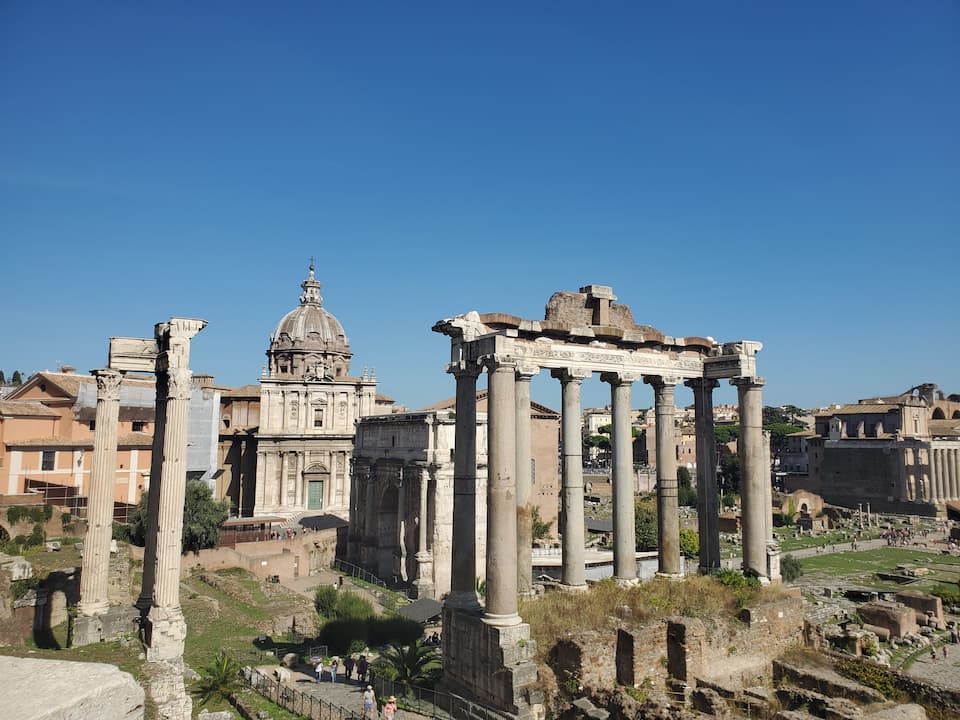 Custom Travel photo taken in Rome at Roman Forum